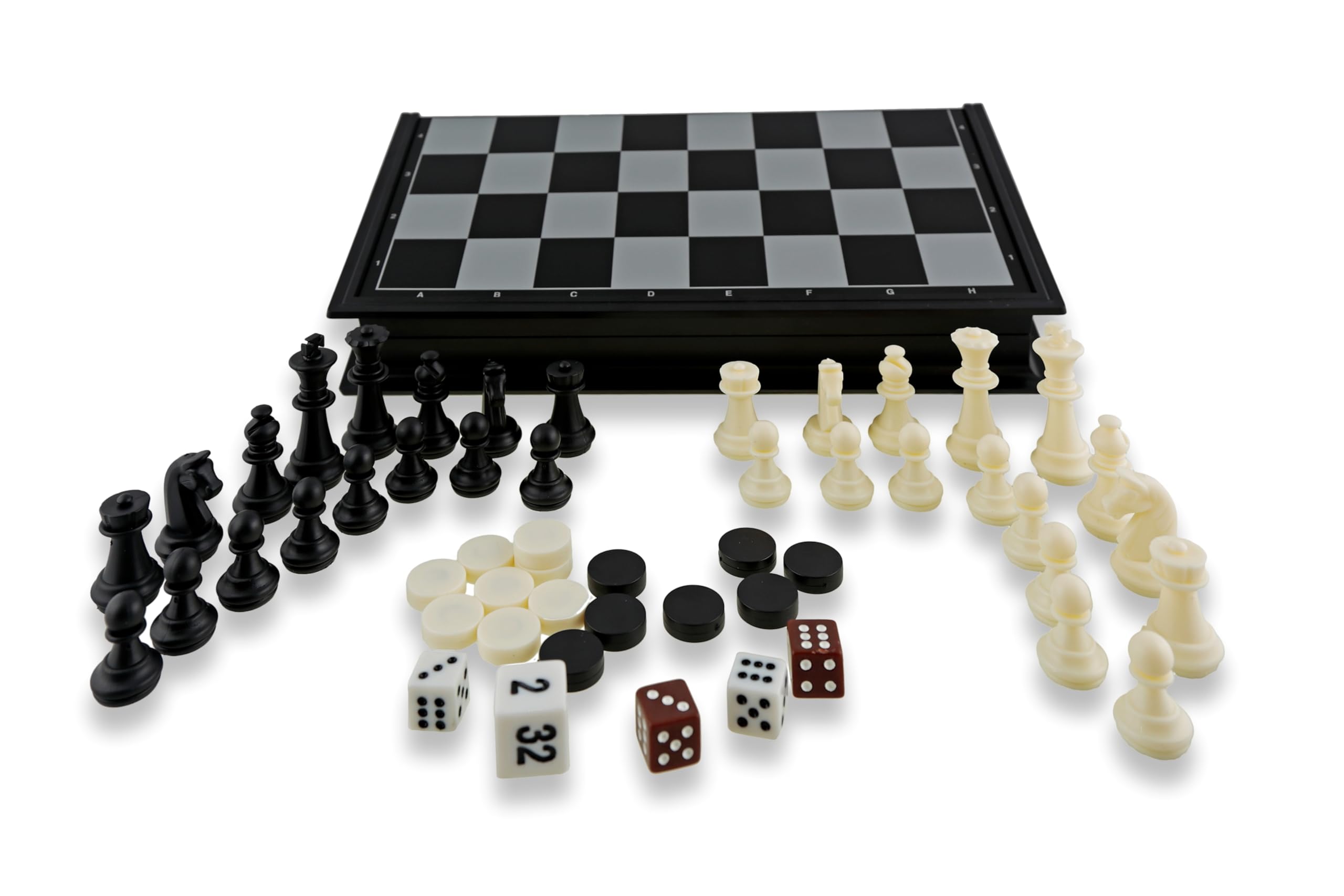 Aquamarine Games - Chess, Checkers and Backgammon Magnetic (CP024)