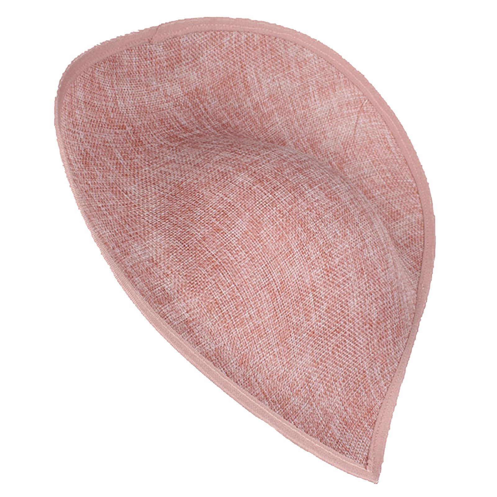 Morain Unisex G Sinamay Saucer Upturned Brim Hat Base Teardrop Sinamay Hat Base Millinery Fascinator Saucer Fascinator