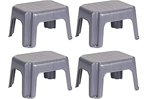 Rubbermaid Single Step Plastic Roughneck Small Step Stool