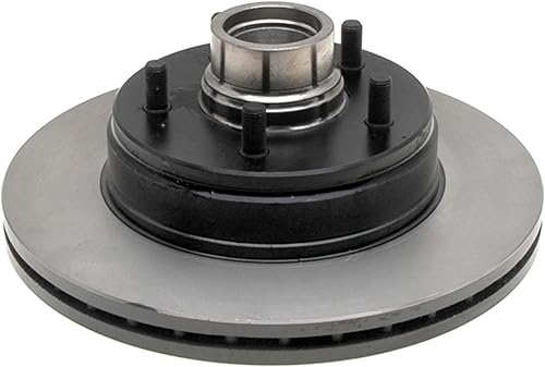 ACDelco Gold 18A417 Black Hat - Rotor de freno de disco delantero y conjunto de cubo