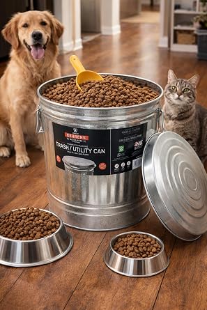 Behrens 6 Gallon Galanized Trash Can