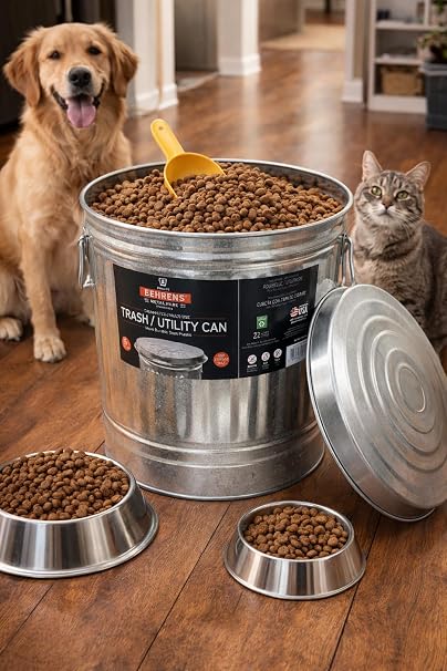 Behrens 6 Gallon Galanized Trash Can