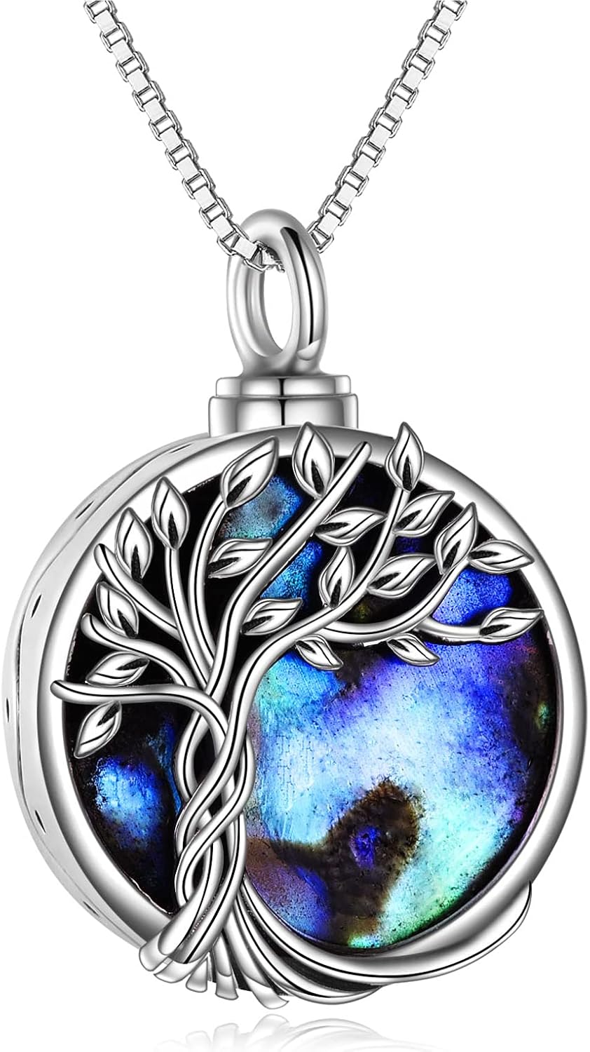 WINNICACA Tree of Life Necklace for Women 925 Sterling Silver Family Celtic Tree Necklace Dainty Pendant Irish Jewelry Gifts for Women Wife Girlfriend Anniversary Birthday Mothers Day Gifts for Mom