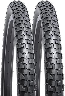YUNSCM YUNSCM 2-PCS 26" Bike Tires 26x1.75/47-559 Compatible with 26 x 1.75 26X1.75 Road Gavel Bike Bicycle Tires