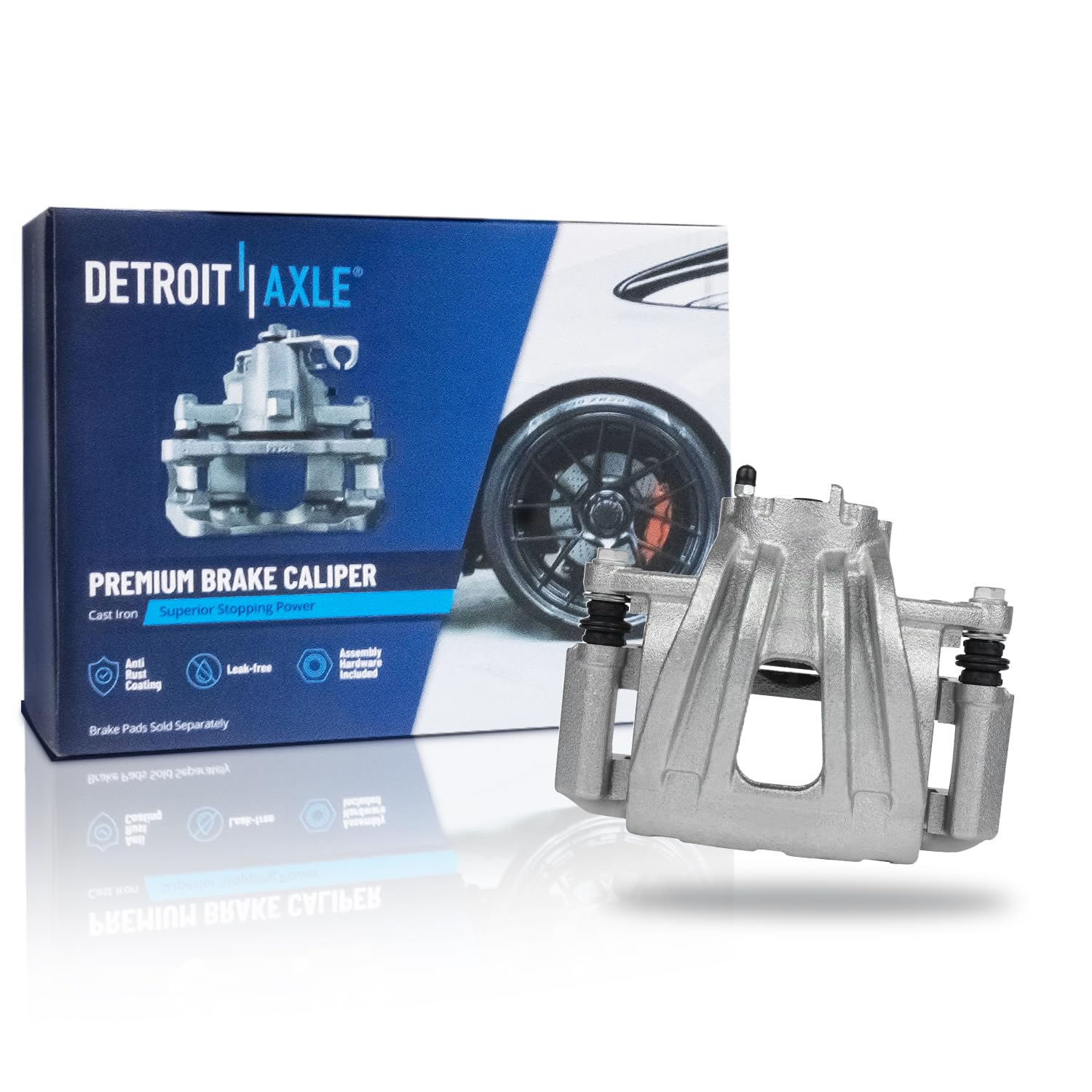Detroit Axle - Front Left Brake Caliper for 2002-2007 Jeep Liberty