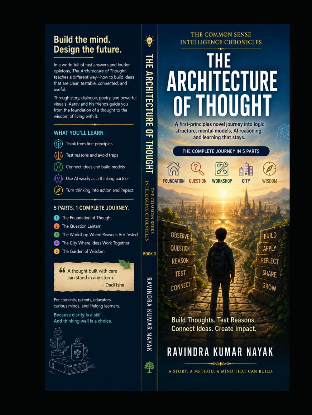 The Architecture of Thought (The Common Sense Intelligence Chronicles A Five-Volume Novel Series on Common Sense, AI, Clear Thinking, and the Art of Learning)