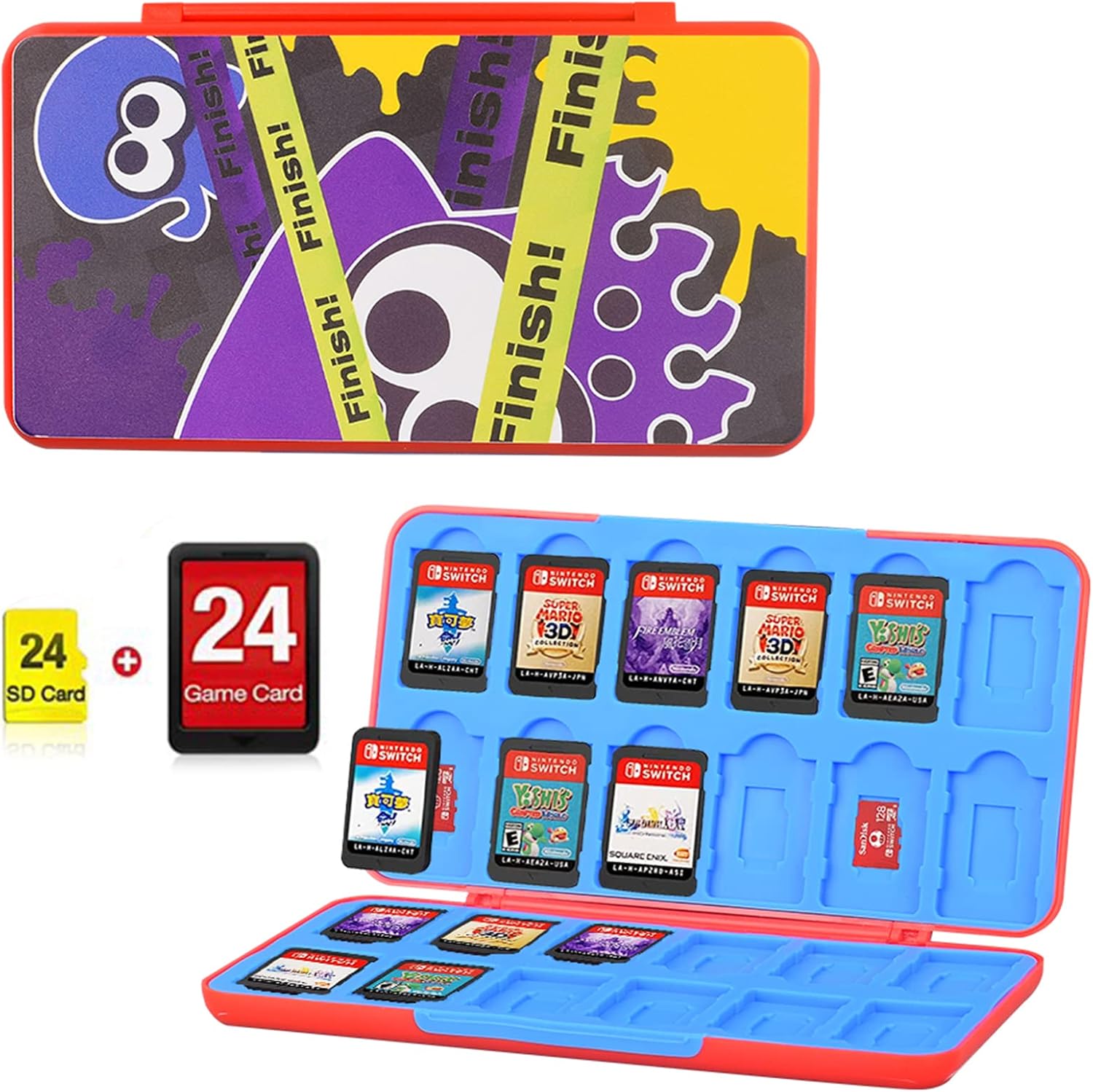 POATOW Game Card Case for Nintendo Switch& Switch OLED Game Card or