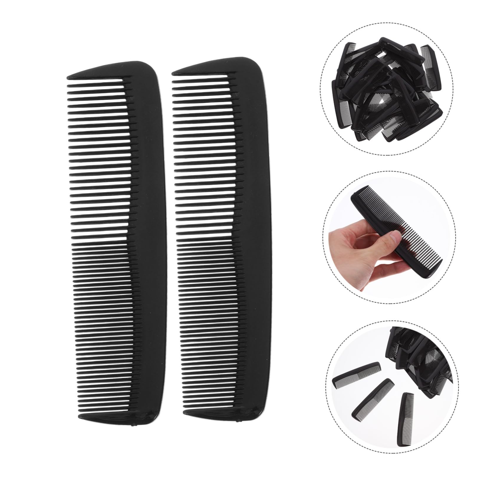 Beaupretty 150piezas Peine De Peluquería Portátil De Peine De De Cabello Para Salón y Doméstico Material y