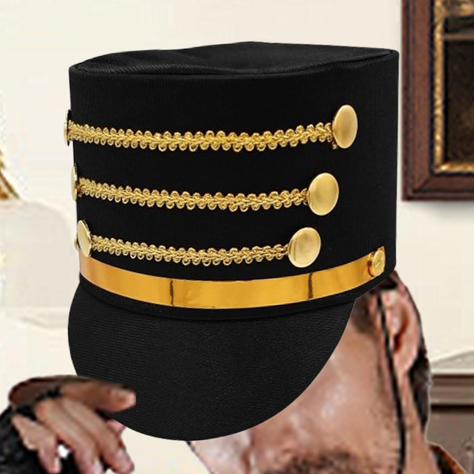 Adult Nutcracker Hats, Nutcracker Drum Major Hat Halloween Adult Cosplay Toy Soldier Hat for Performance Gathering, Stage Show - Image 8