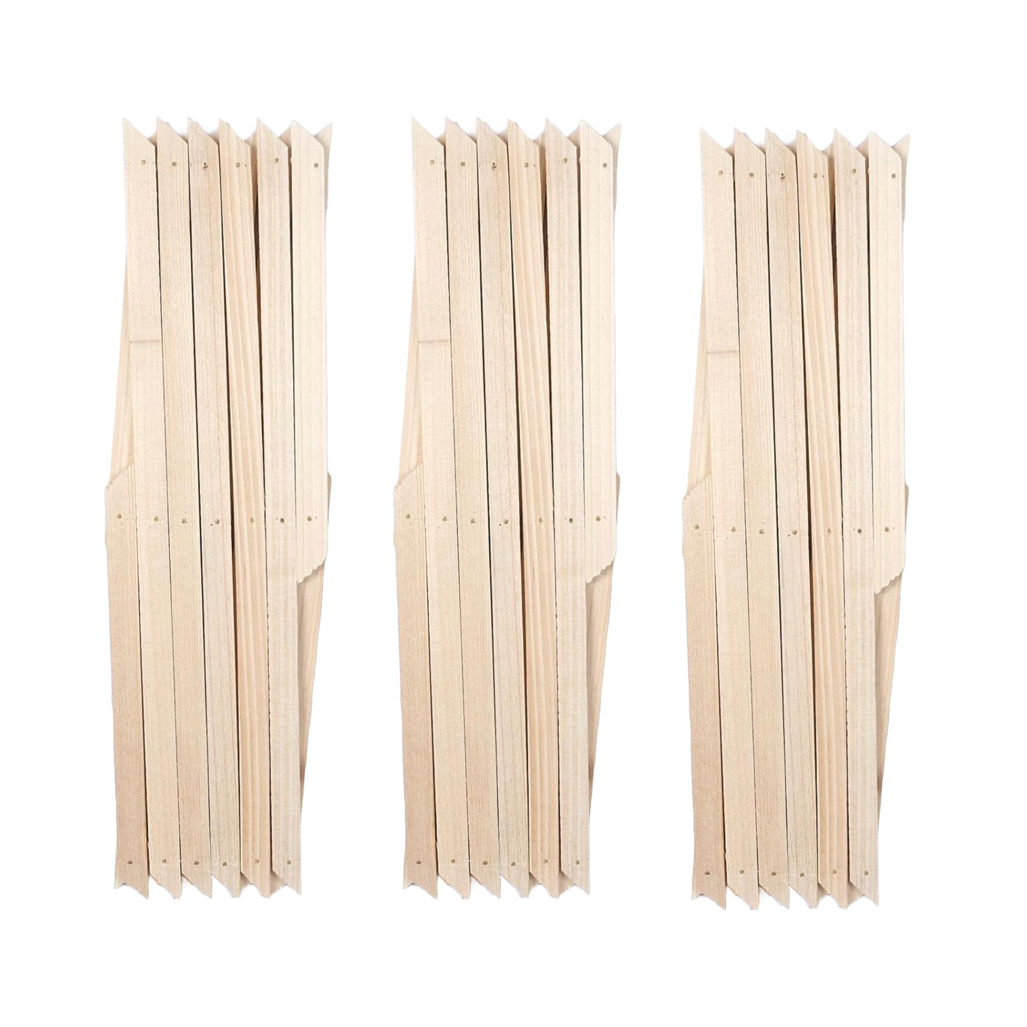 Kanta Wooden Trellis Expandable Garden Wall Trellis For Climbing Plants Decoration & Plants Partitioning (Pack Of 3) (Light Brown, 180cm x 30cm)