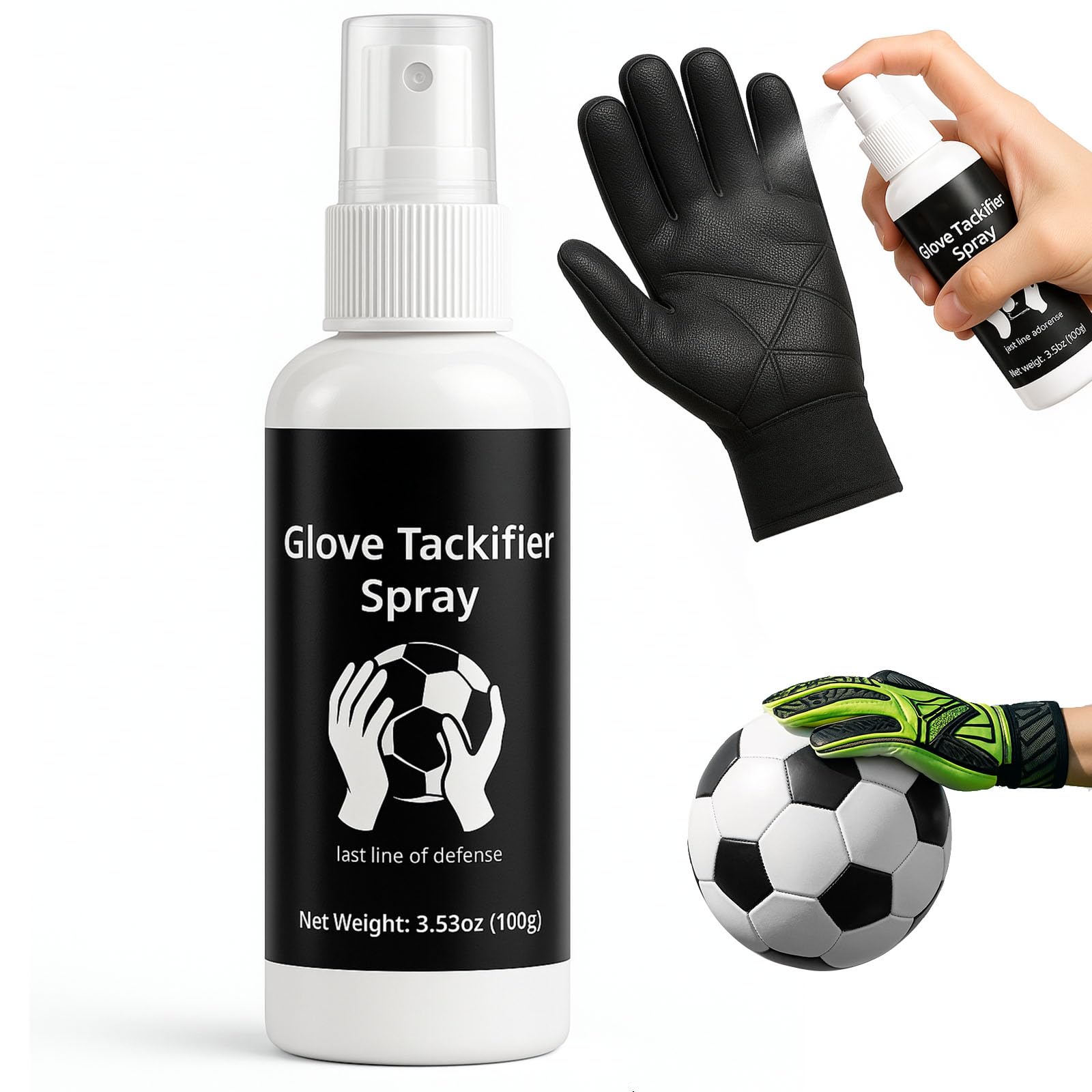 Rękawica bramkarska 100 ml, takkifier rękawicy to ulepszone uchwyty na każdej rękawicy