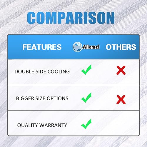 Miniatura 8 de Manta refrescante de doble cara para verano, ligera, transpirable, transfiere el calor pmantenerte fresco, pdurmientes calurosos y sudores nocturnos