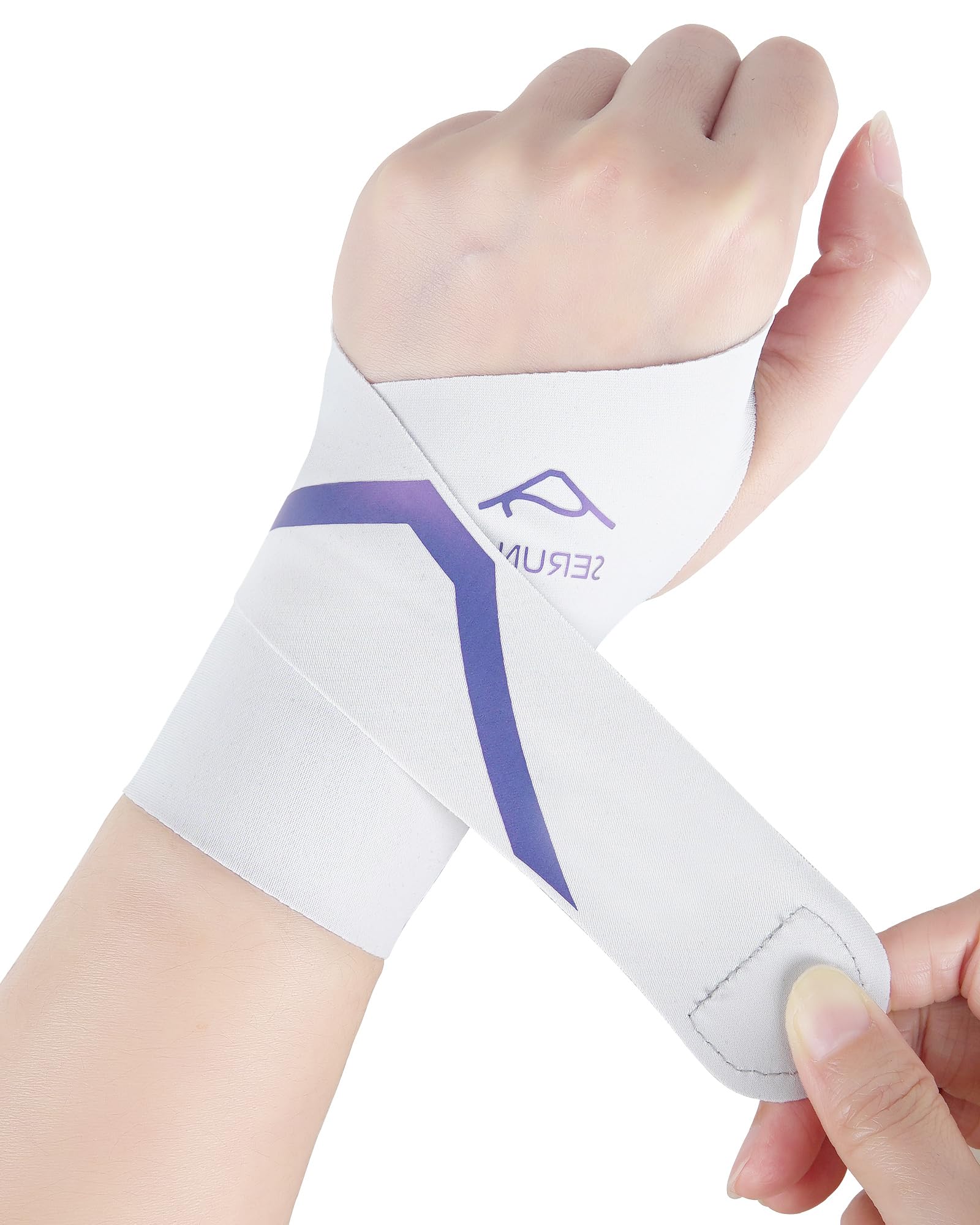 Carpal Tunnel Wrist Brace - Adjustable Ultra-Thin Wrist Support for Tendonitis Pain Relief Arthritis TFCC