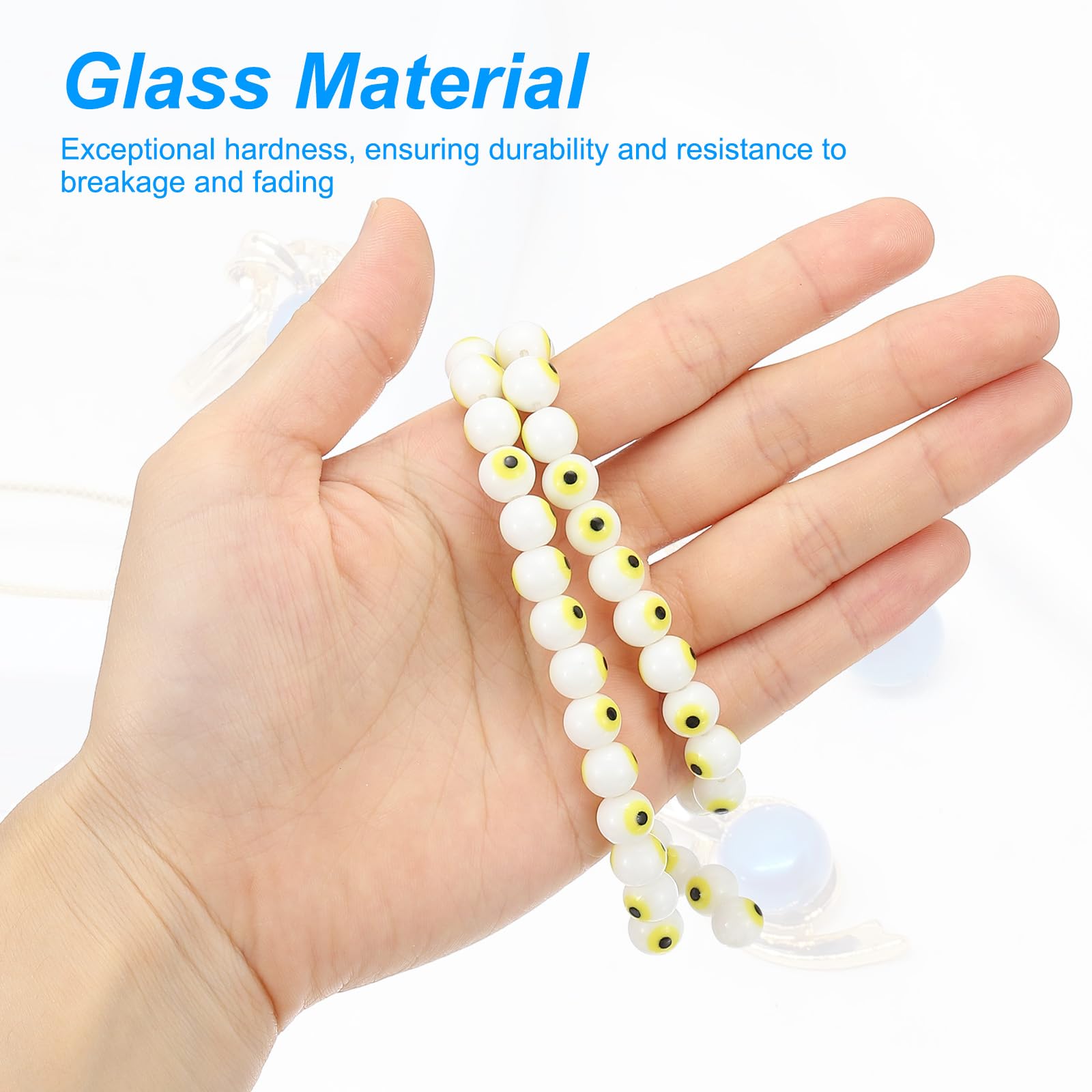PATIKIL 8mm Evil Eye Beads - Image 3