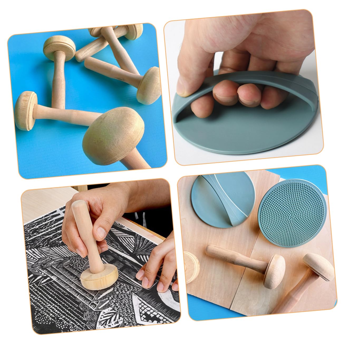 Amazon.co.jp: 1 セット 版画道具セット 版画制作ツール 彫刻版画板