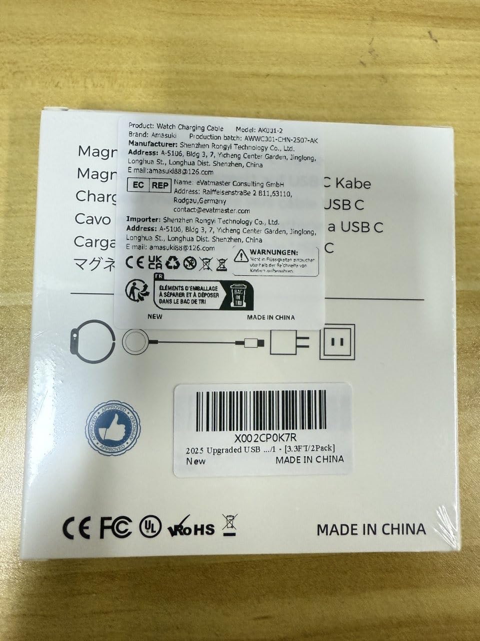 [2 Pack USB C] for Apple Watch Charger USB C Magnetic iWatch Charger Wireless Portable Compatible with iWatch Ultra3 Ultra2 Ultra Series 11/10/9/8/7/6/SE/SE2/SE3/5/4/3/2/1-[3.3ft/1m] — view 7