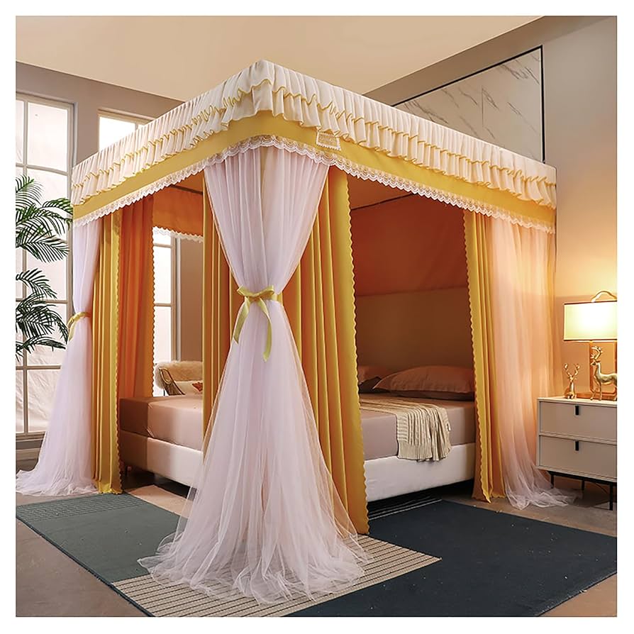 お姫様　ベットカーテン Amazon｜蚊帳 ベッド 天蓋カーテン、天蓋付きベッド お姫様