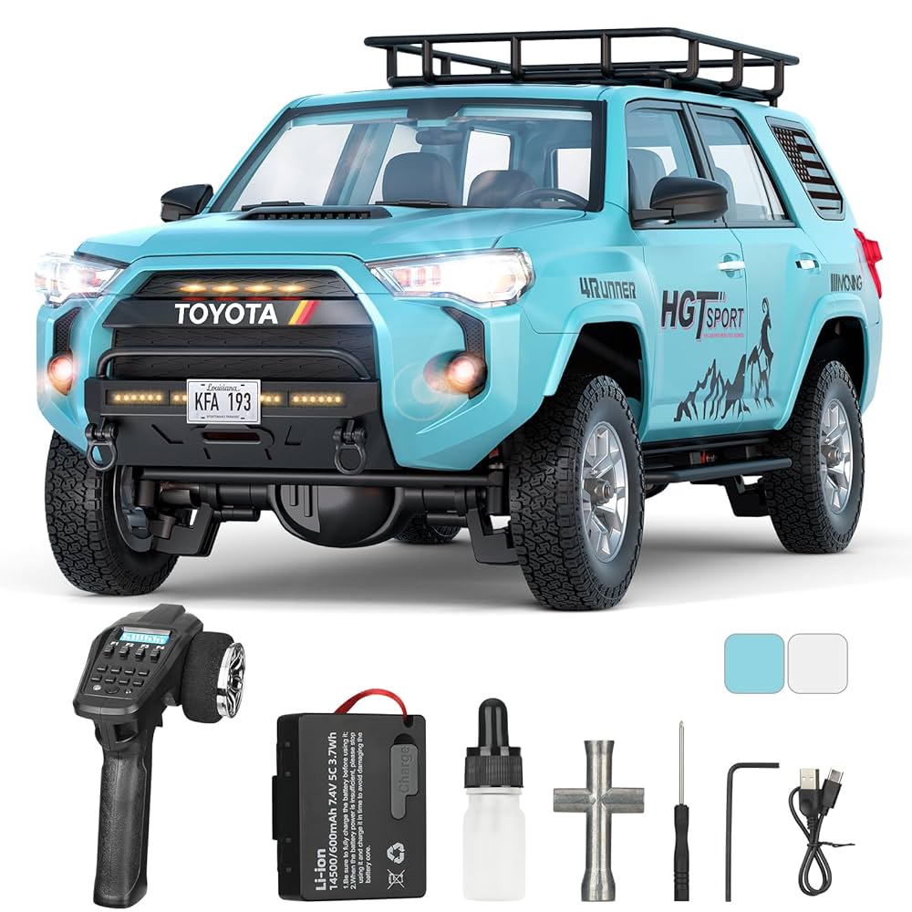TOYOTA 4Runner 1/18 ラジコンカー HGRC HG4-209 Toyota 4Runner 1/18 Licensed Alloy RC Car