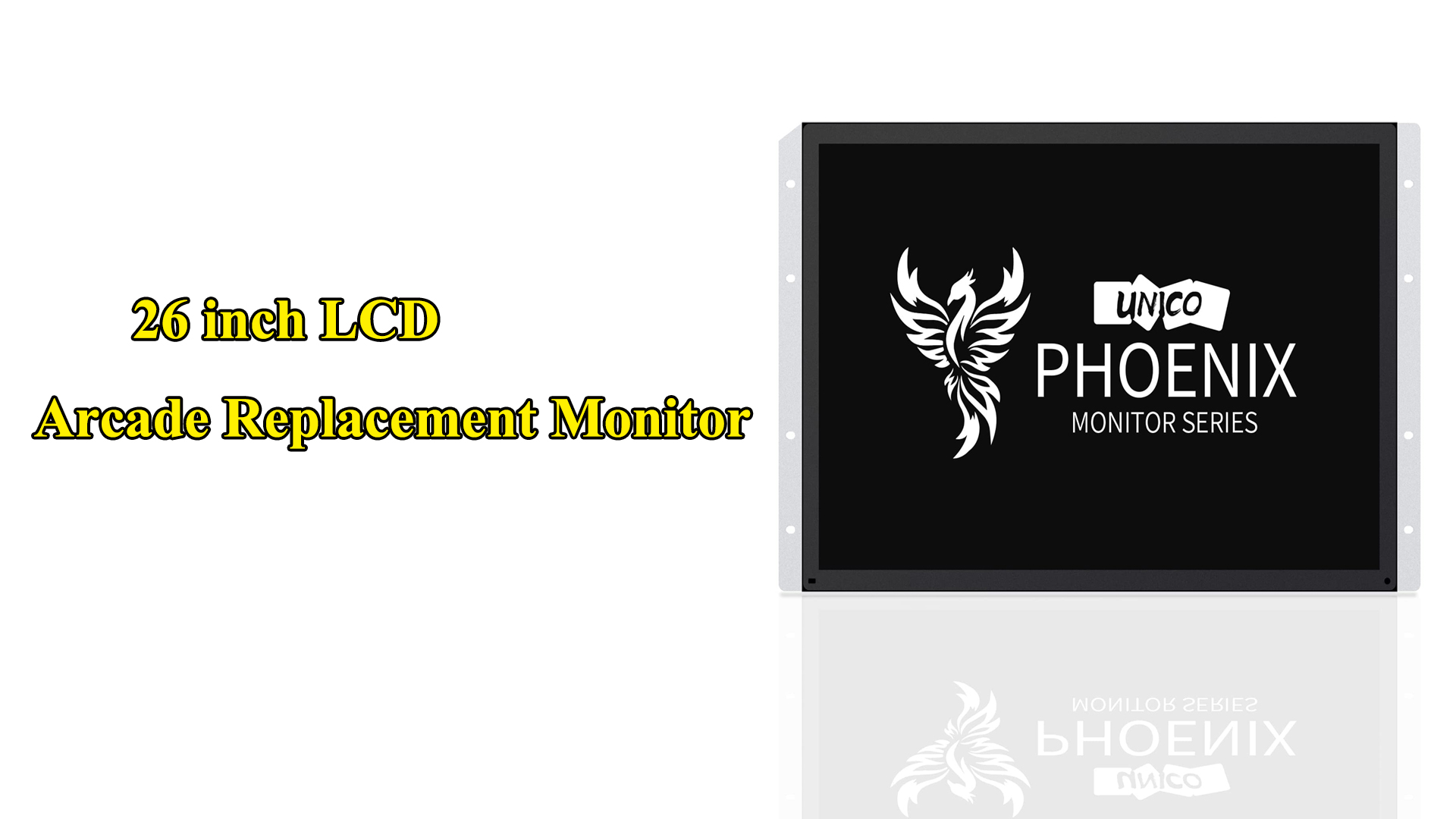 Amazon.com: UNICO 26 inch Arcade Replacement Monitor, 4:3 Ratio