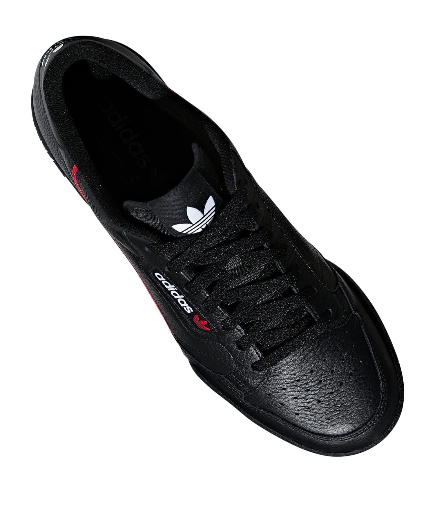 adidas Continental 80, Scarpe da Ginnastica Basse Uomo, Nero Core Black Scarlet Collegiate Navy 07, 43 1/3 EU