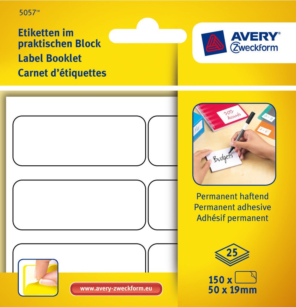 Etichette Adesive Bianche Cm 5x3.7 - 80 Pezzi - Foto 5