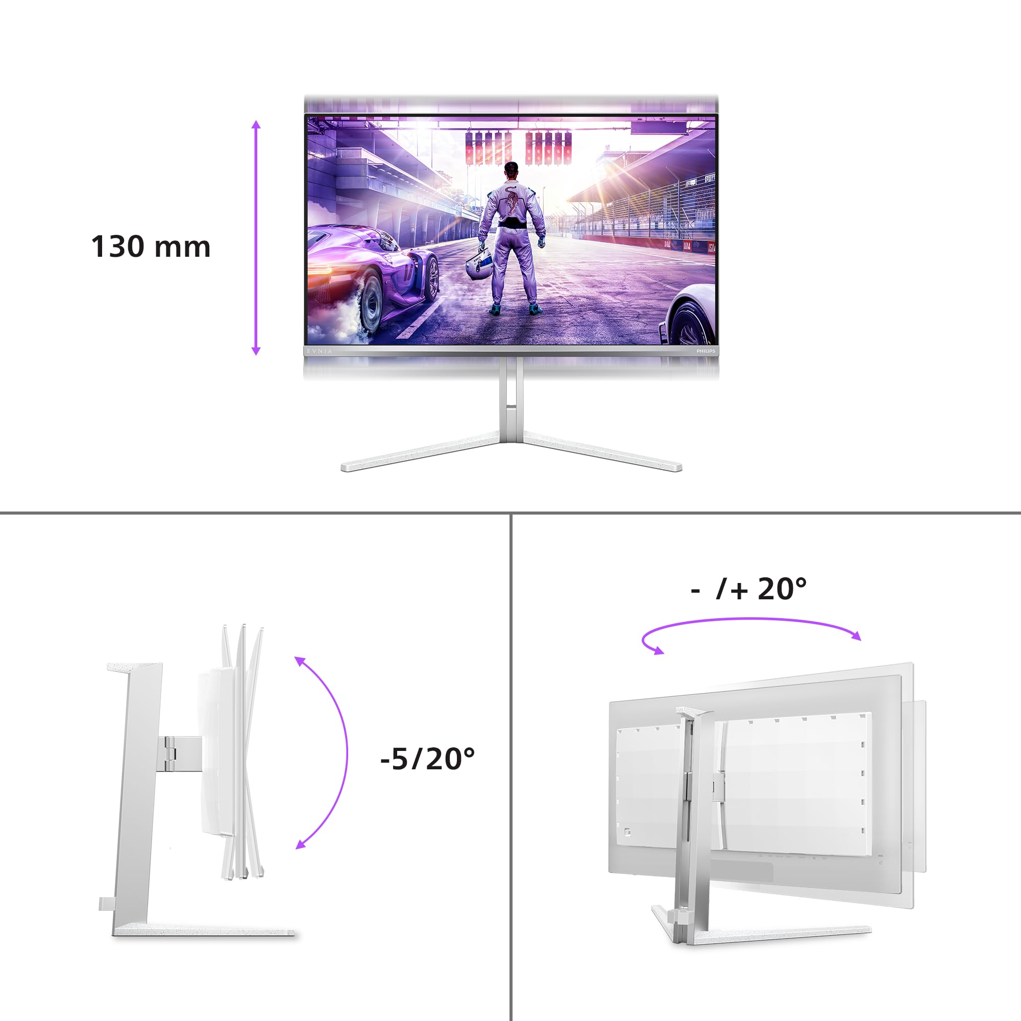 Philips Evnia 27M2N8500 - Gaming Monitor QHD OLED 27 inch, 360 Hz