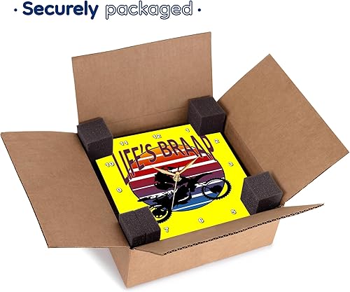 Miniatura 7 de 3dRose Wall Clock Silent - 13 inch - Lifes Braap Dirt Bike Motorcyle Retro Rider - Vector Art - Dirtbike Humor