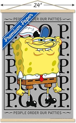 Miniatura 10 de Trends International Nickelodeon Spongebob - P.O.O.P. Wall Poster with Magnetic Frame