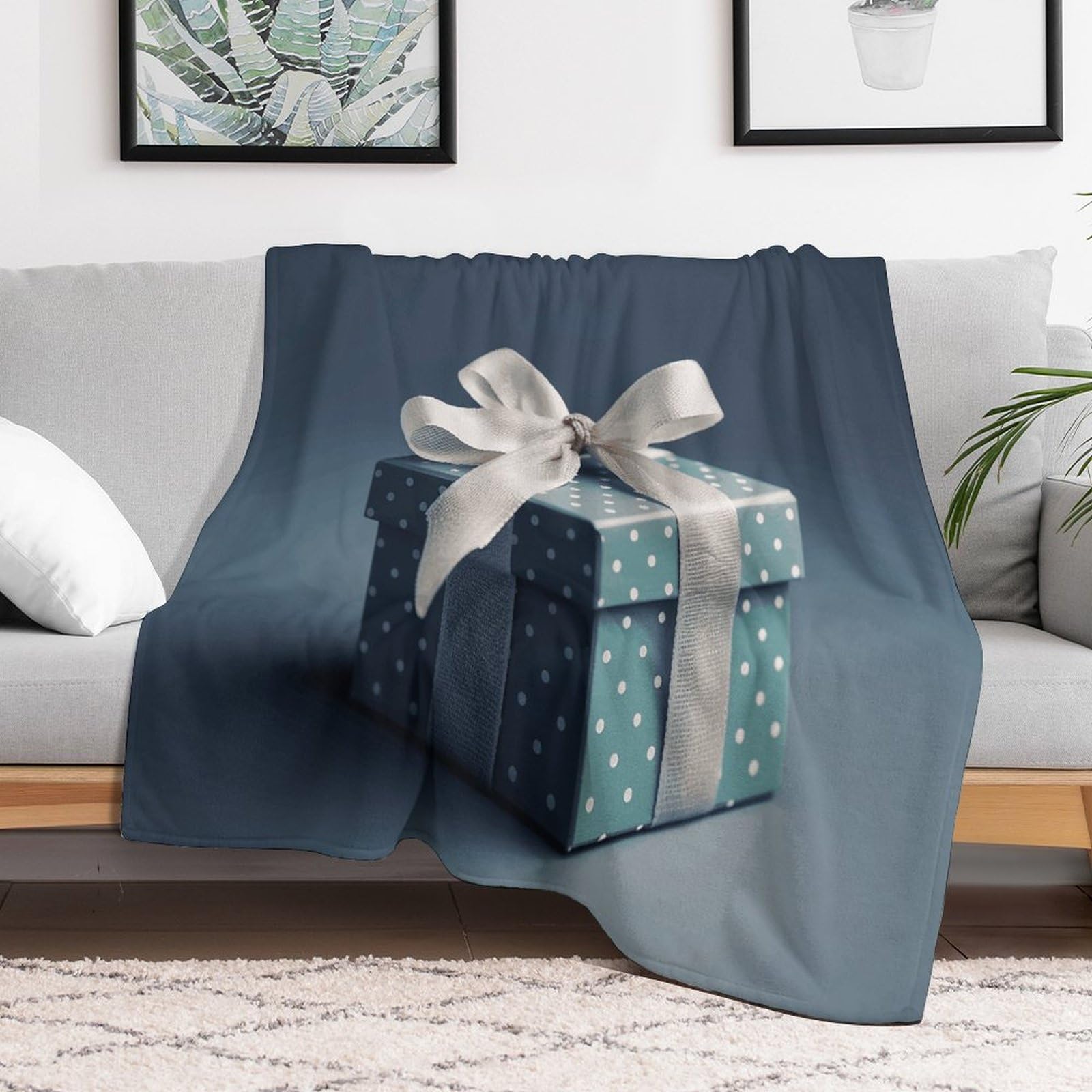 Couverture en micro polaire pour climatisation salon et lit