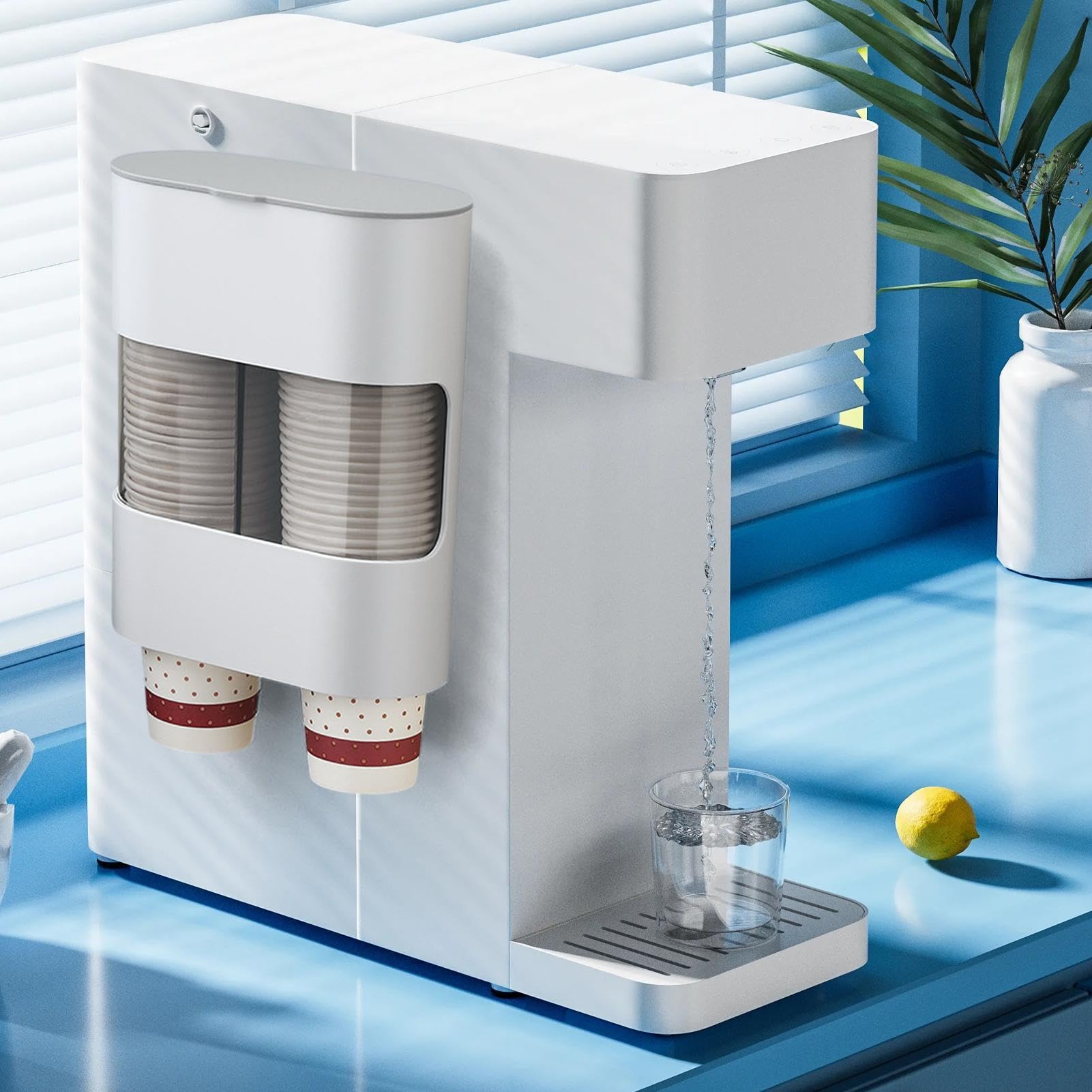 Dispenser per tazze da bagno, montaggio a parete, porta bottiglia per feste, dispenser per acqua refrigerante, montaggio a parete, per bagno, sala pausa, palestra