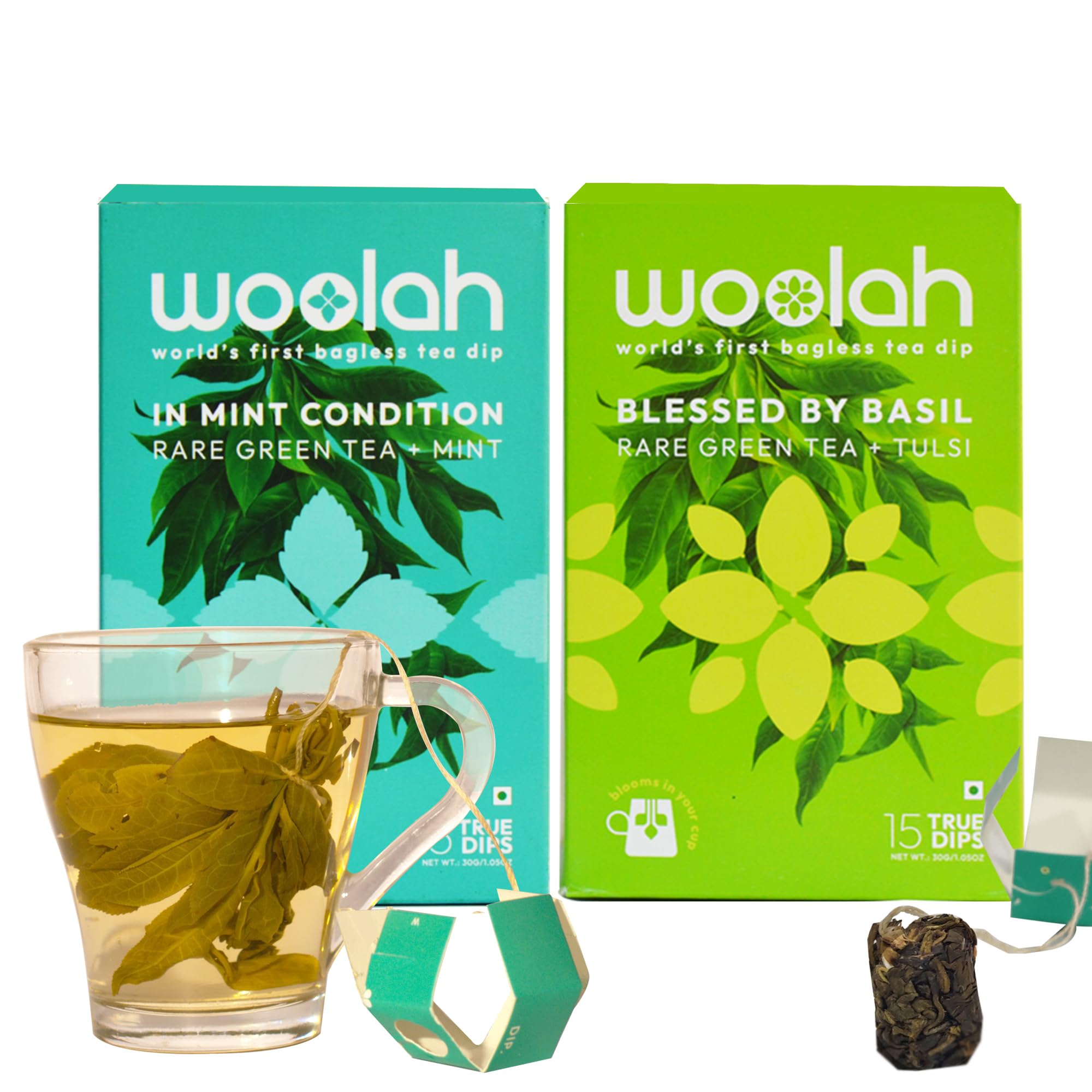 Rare Green Tea Mint & Green Tea with Tulsi, Combo Pack of 2 (30 dips|60 cups) - 100% Bagless & PLASTIC FREE, Natural Whole Leaf, High EGCG anti-oxidants helps WEIGHT MANAGEMENT, Good for Heart & Skin (B0D41XGRJ5) Amazon Price History, Amazon Price Tracker