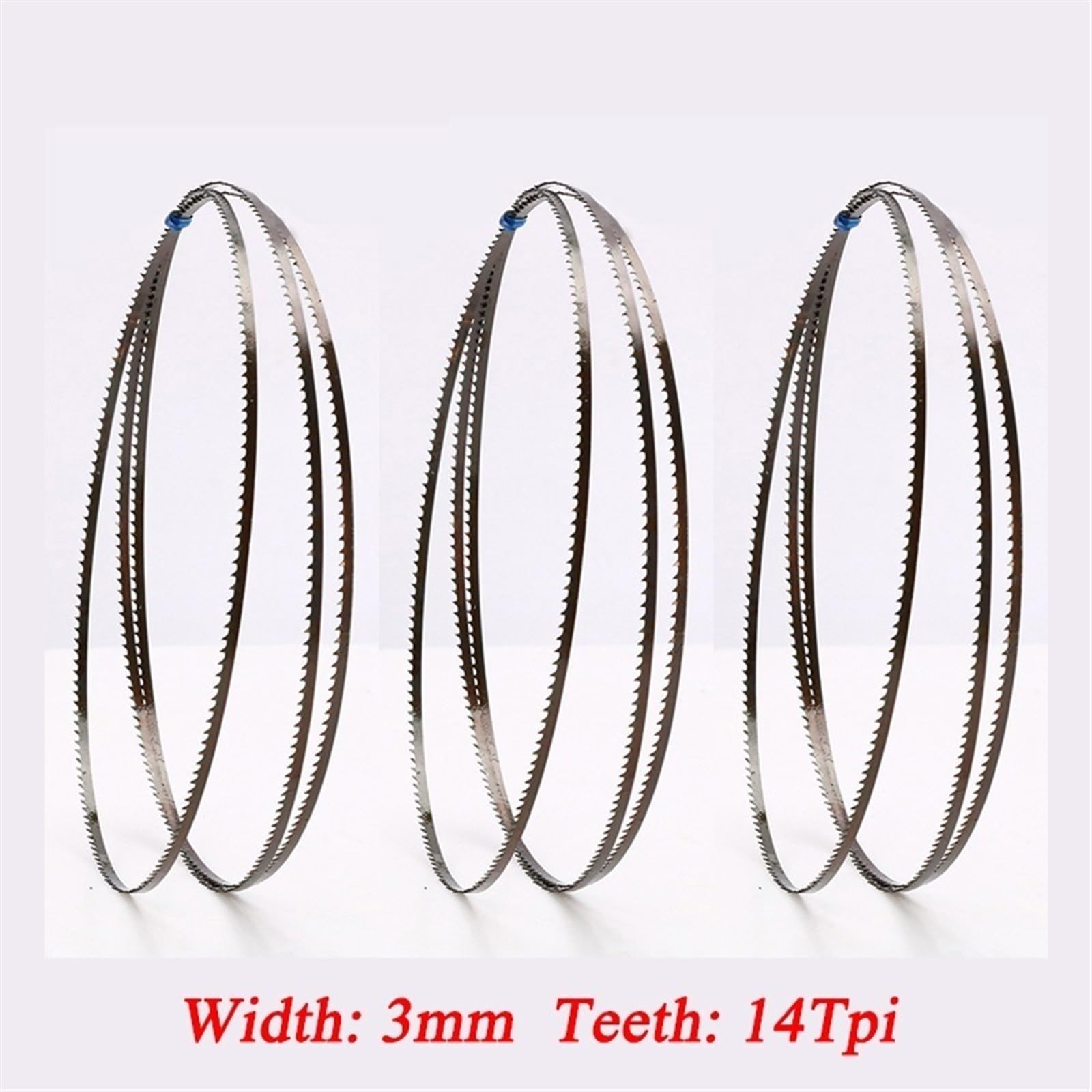 3 Stück 14 TPI 3 Mm 1/8 Zoll Bandsägeblätter Holzbearbeitung Mehrere Längen(55 inch)