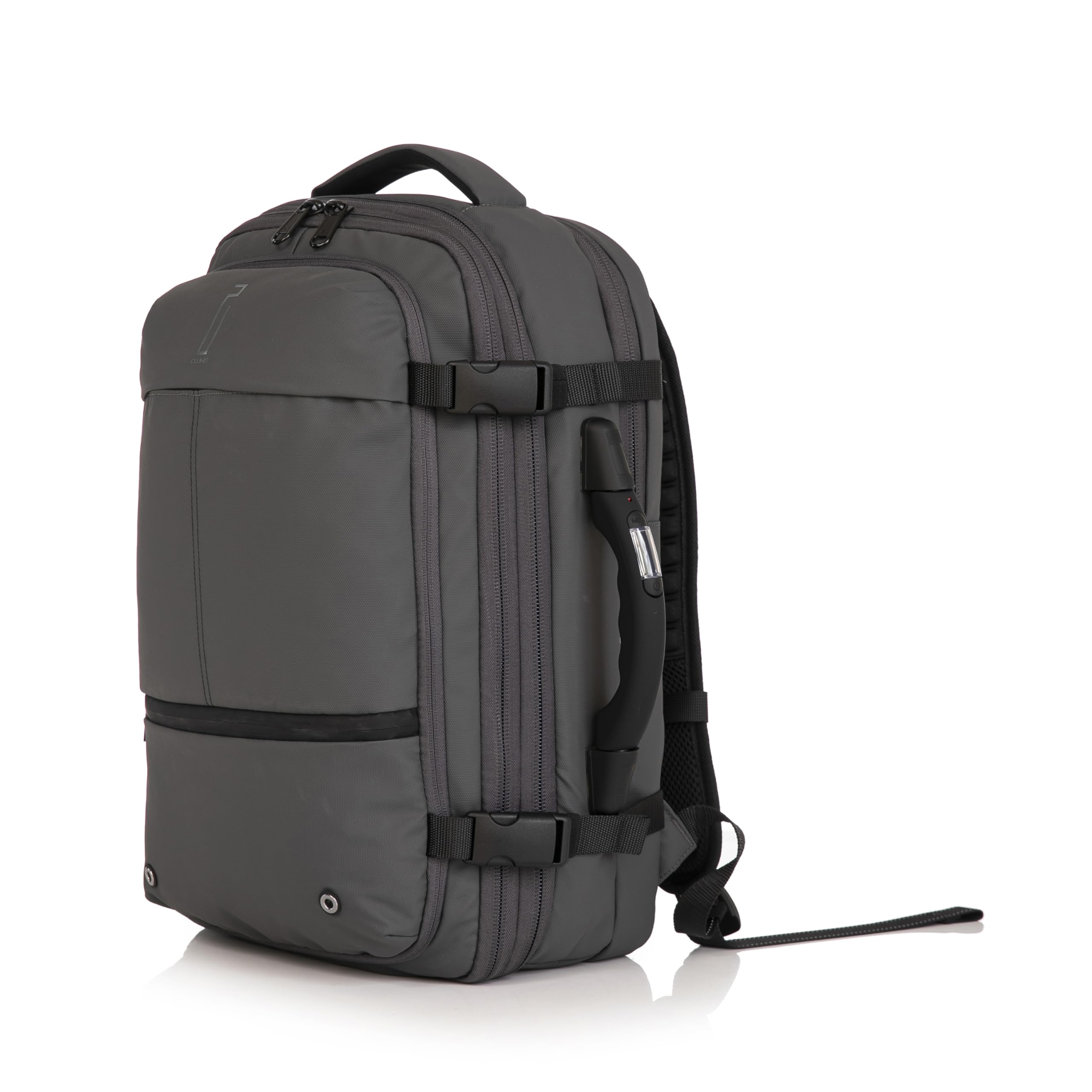 CELIMS - Próżniowy plecak podróżny | torba kabinowa o wymiarach 55 x 35 x 25 i 55 x 40 x 20 cm, wodoszczelna | torba podróżna na laptopa 17" | zamki TSA | opcjonalne kółka i wózek na kółkach / waga