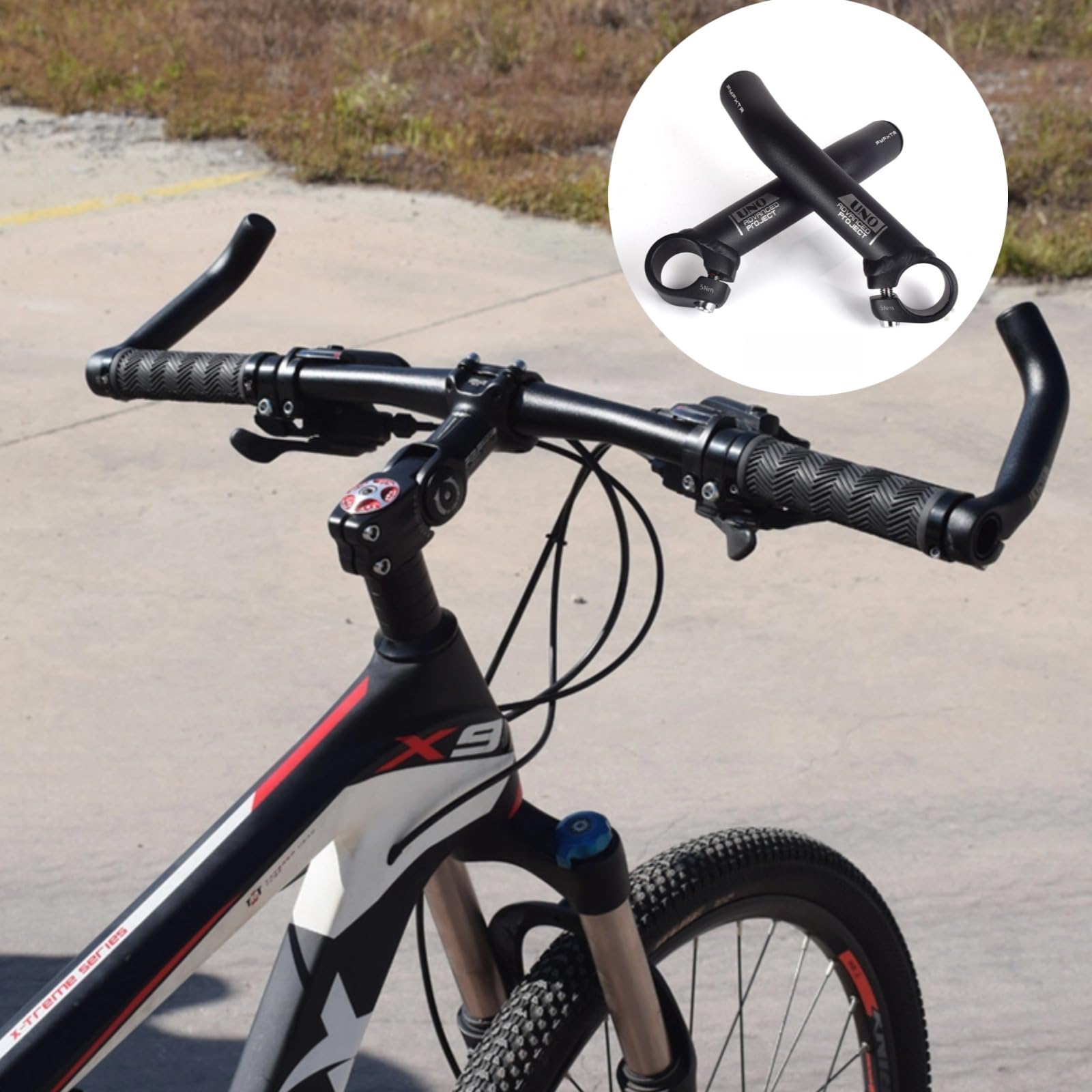 Amazon.co.jp: PEWETE バイクレストバーエンド 自転車バーエンドパーツ
