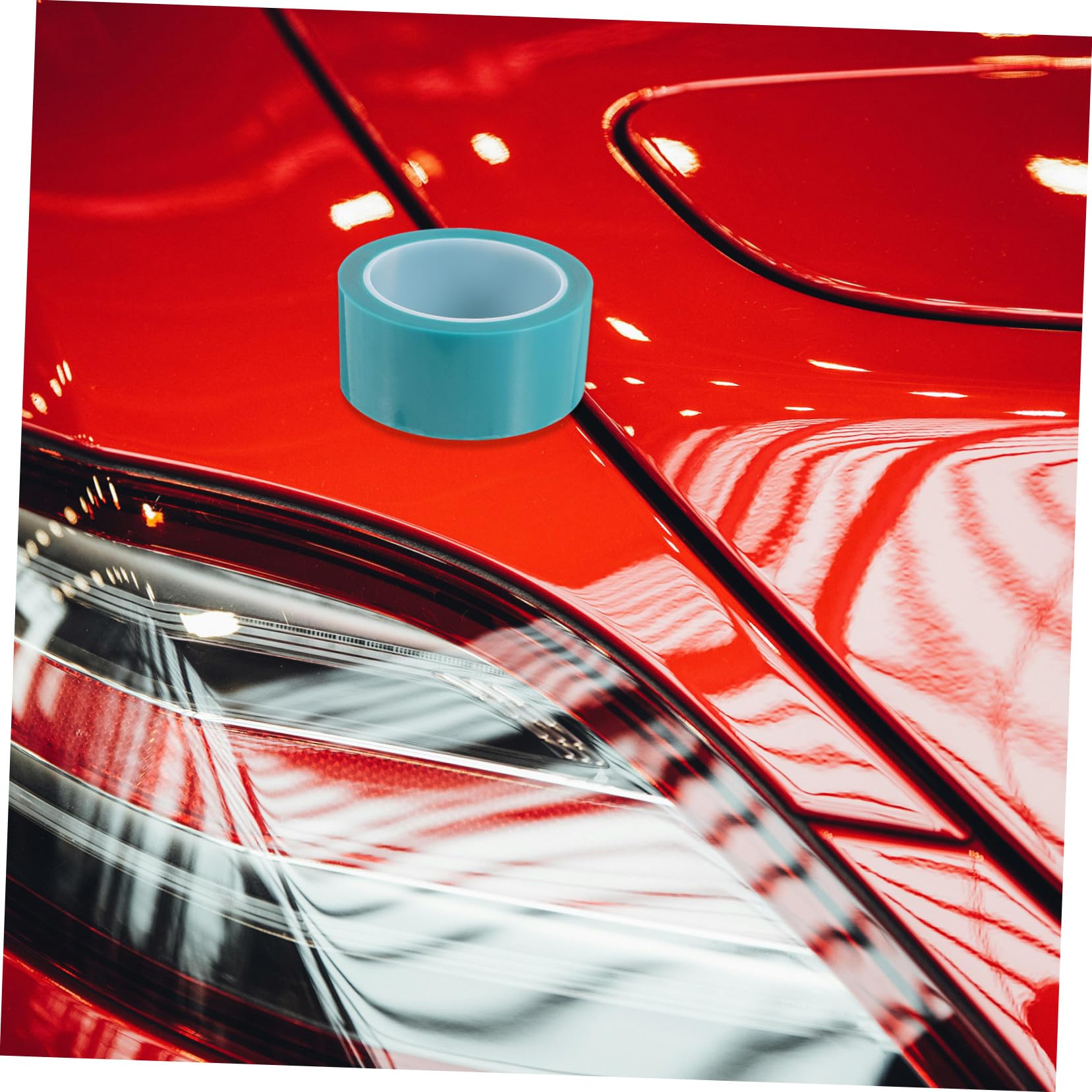 Ipetboom 5 Rouleaux Ruban Adhésif de Masquage Auto Courbes Résistant Chaleur pour Peinture Automobile et Projets DIY Couleur Aléatoire
