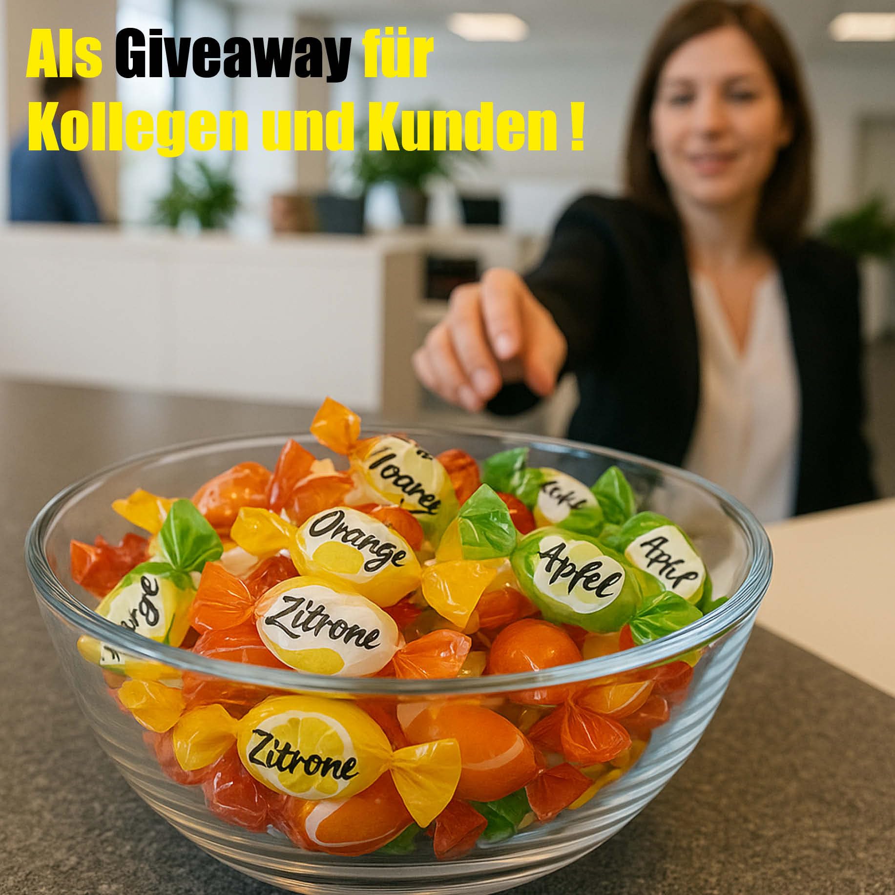 vontek 10 kg Bonbons Großpackung – 1800 Bonbons einzeln verpackt – Perfektes Wurfmaterial für Karneval, Fasching, Halloween, Messen – Fruchtbonbons, Mini Bonbons, bunt gemischt