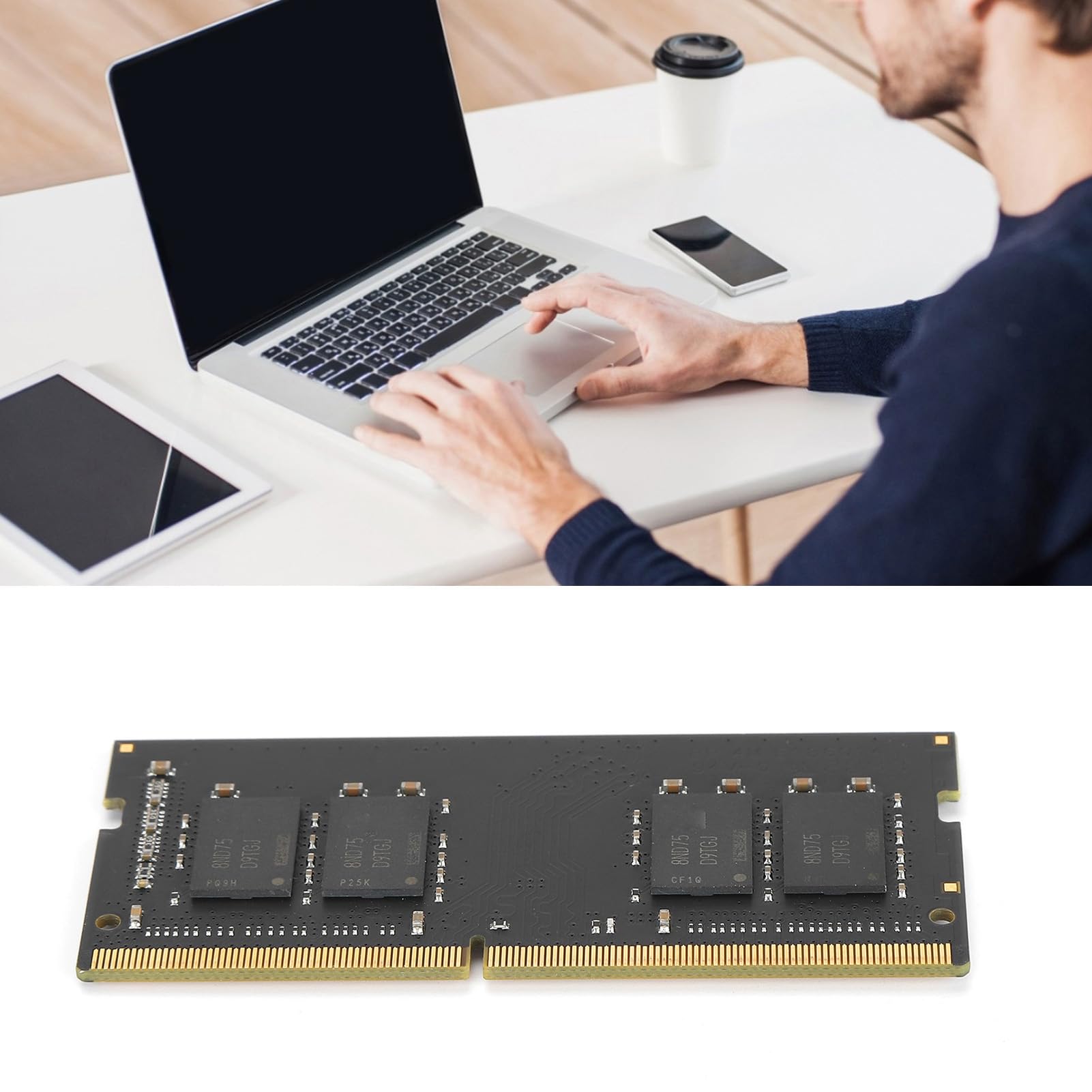 SIXRUN Ddr4 Sodimm Notebook Memory, 8gb 16gb 2666mhz (8GB)