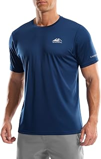 G Gradual Men's UPF 50+ Sun Protection Swim Shirts Rash Guard Dry Fit Workout Tshirts