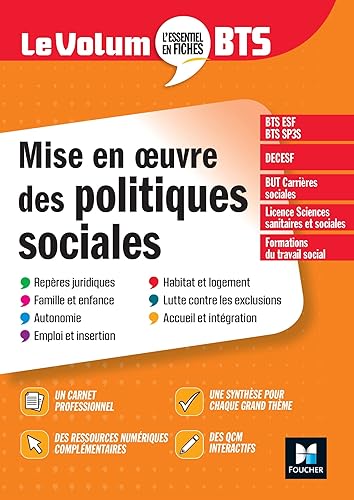 Le Volum' BTS - Mise en oeuvre des politiques sociales - 6e édition - Révision