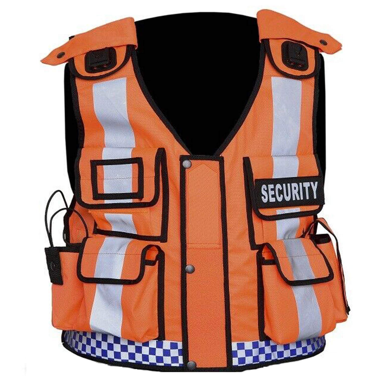 RAC3 Hi Viz Tactical Vest Dog Handler Security, Paramedic, Enforcement, Tac Vest (Orange) — image 1