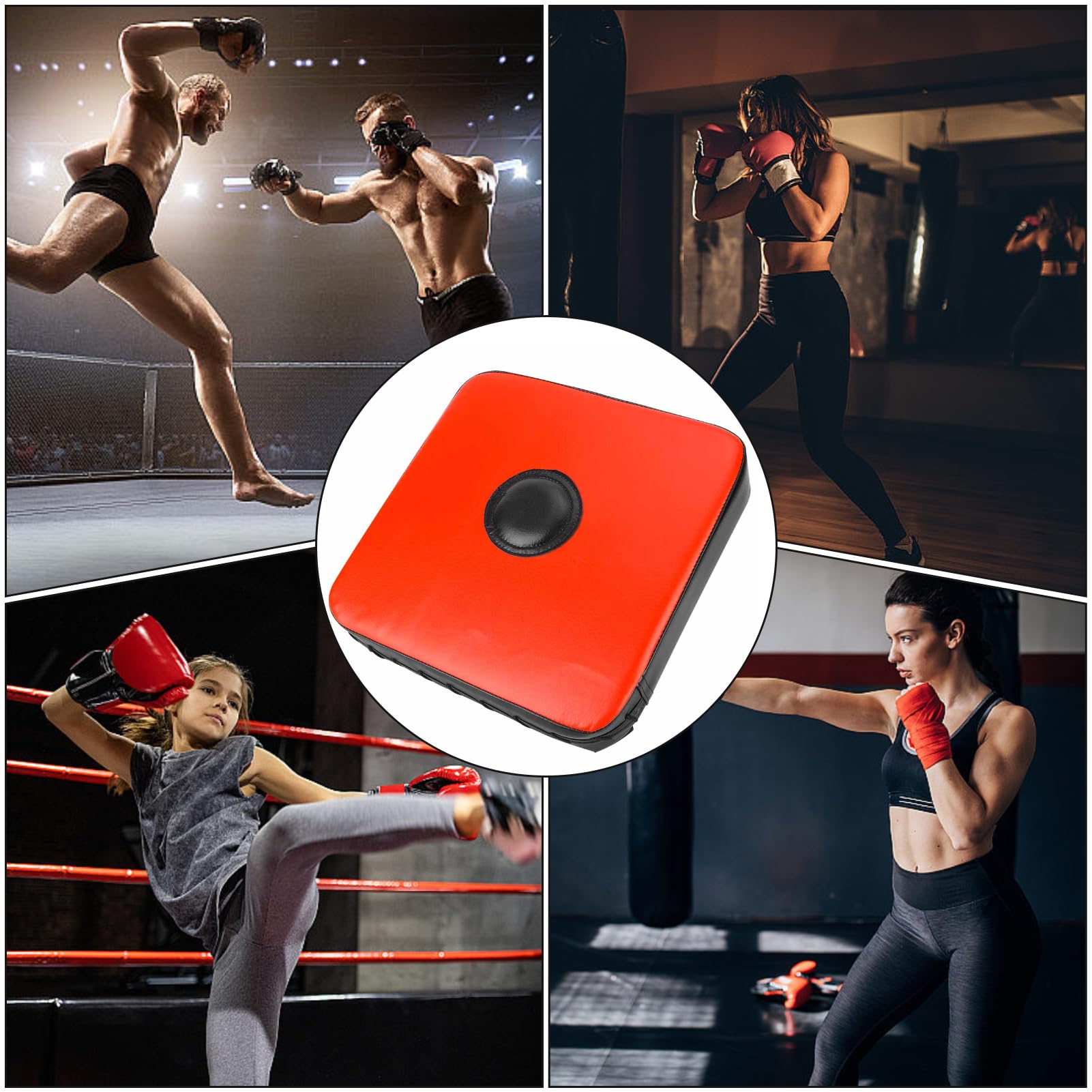 Punching pad da parete, kick pad da parete in PU Punching pad da parete Focus Target per Sanda Taekowndo Allenamento della forza Boxe