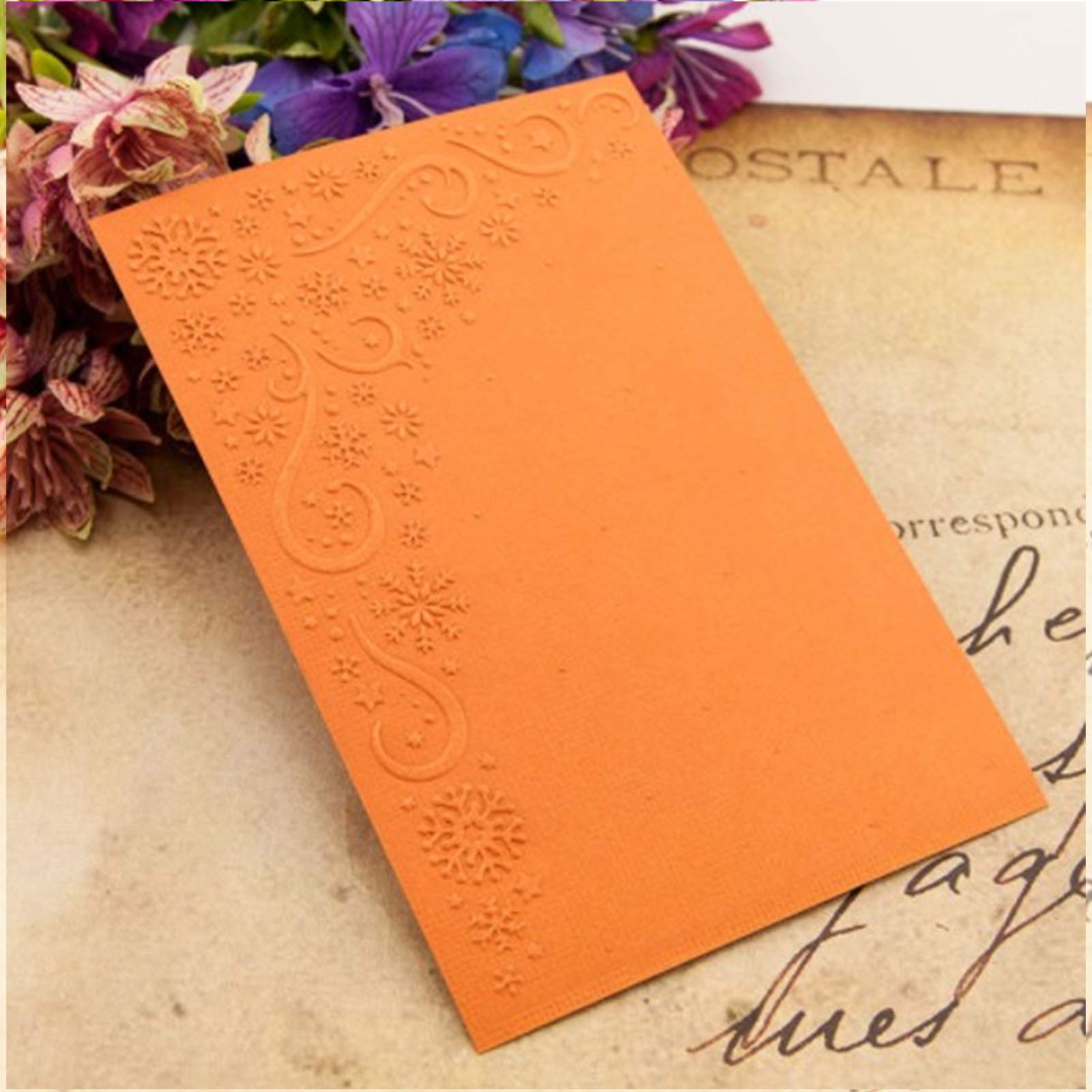 3er Set Prägeordner Für Kartenbasteln - DIY Prägeschablonen Für Scrapbooking