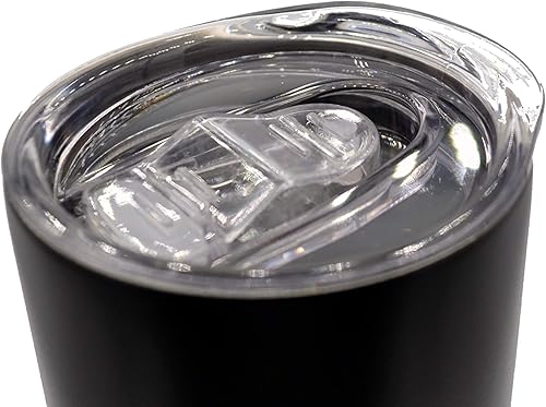 Miniatura 2 de Vaso delgado personalizado con tapa, 20 onzas, elige tu diseño, taza de café de viaje aislada al vacío, de acero inoxidable, doble pared (negro)