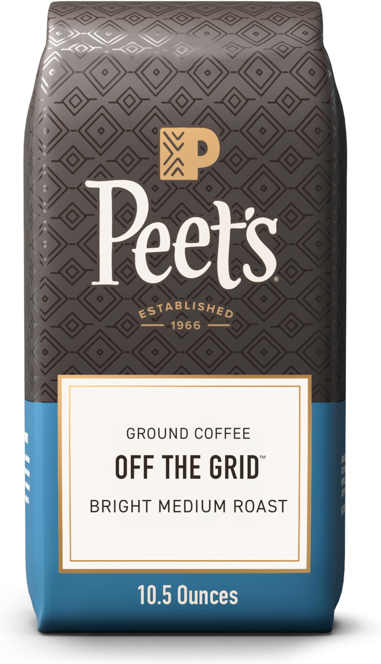 Medium Roast Ground Coffee - Off the Grid Blend 10.5 Ounce Bag