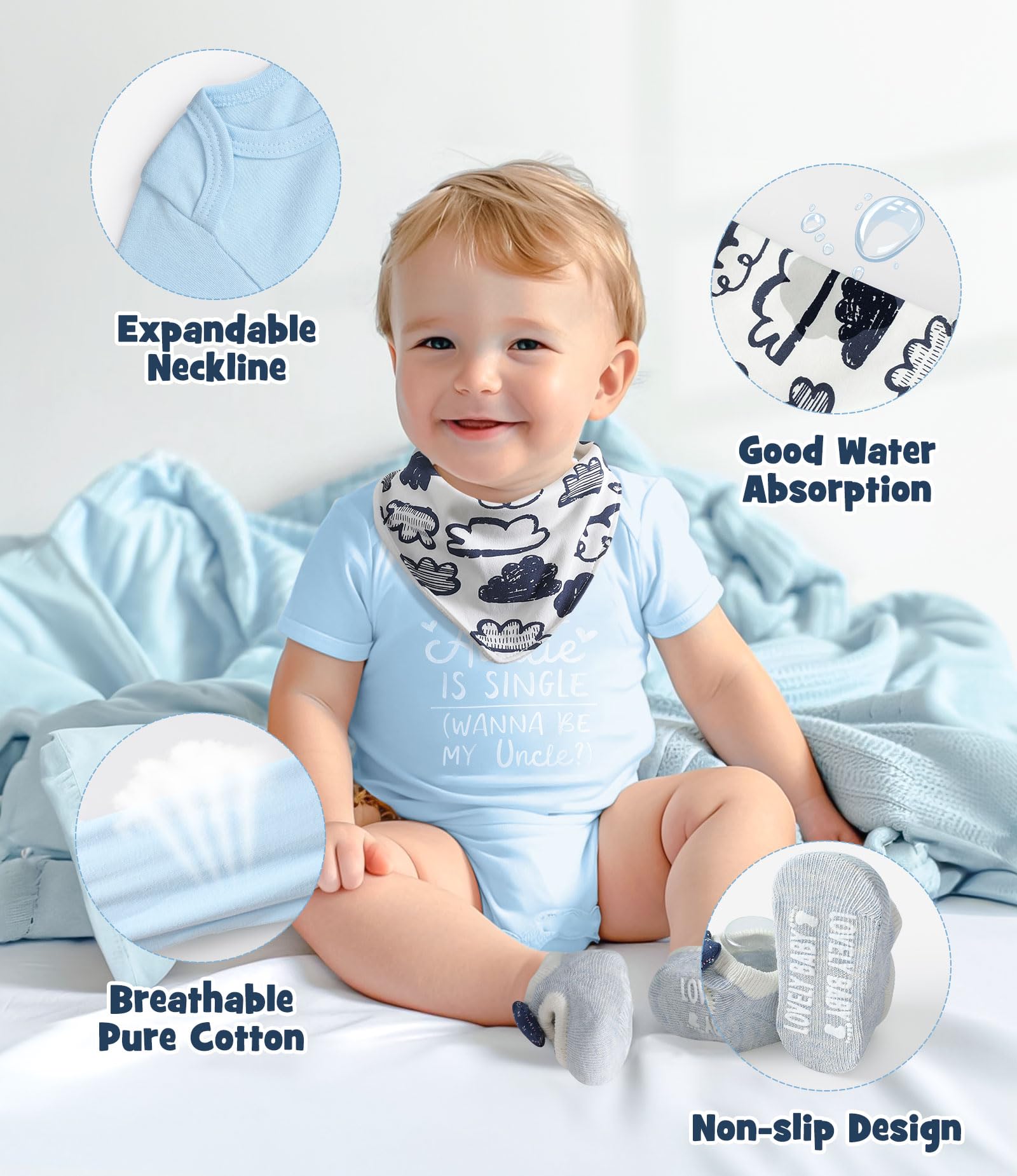 Tacobear Cesta Bebe Recien Nacido Niños Regalo Bebé Recién Nacidas para Bebé con Manta de Muselina Body Bebé Babero Tarjetas de Hitos Manta Regalo Baby Shower Bebe Cesta Recien Niños Niñas
