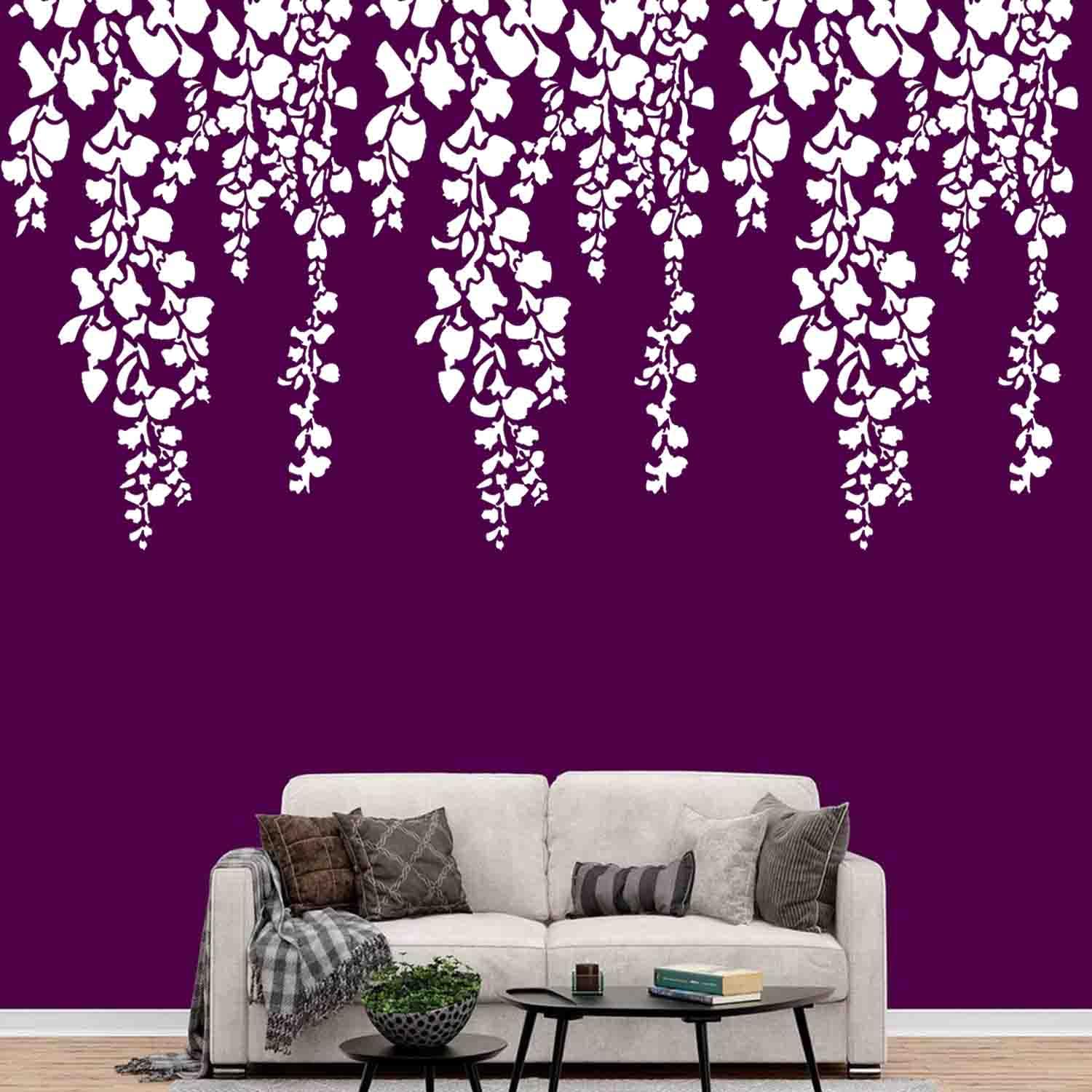ARandNJ Painting for Wall Stencils (Size:- 24X40 Inch) Theme:- Cherry Falling Leaf Wall Painting Stencil Suitable for Any Wall Decoration (B09MQVBTMK) Amazon Price History, Amazon Price Tracker