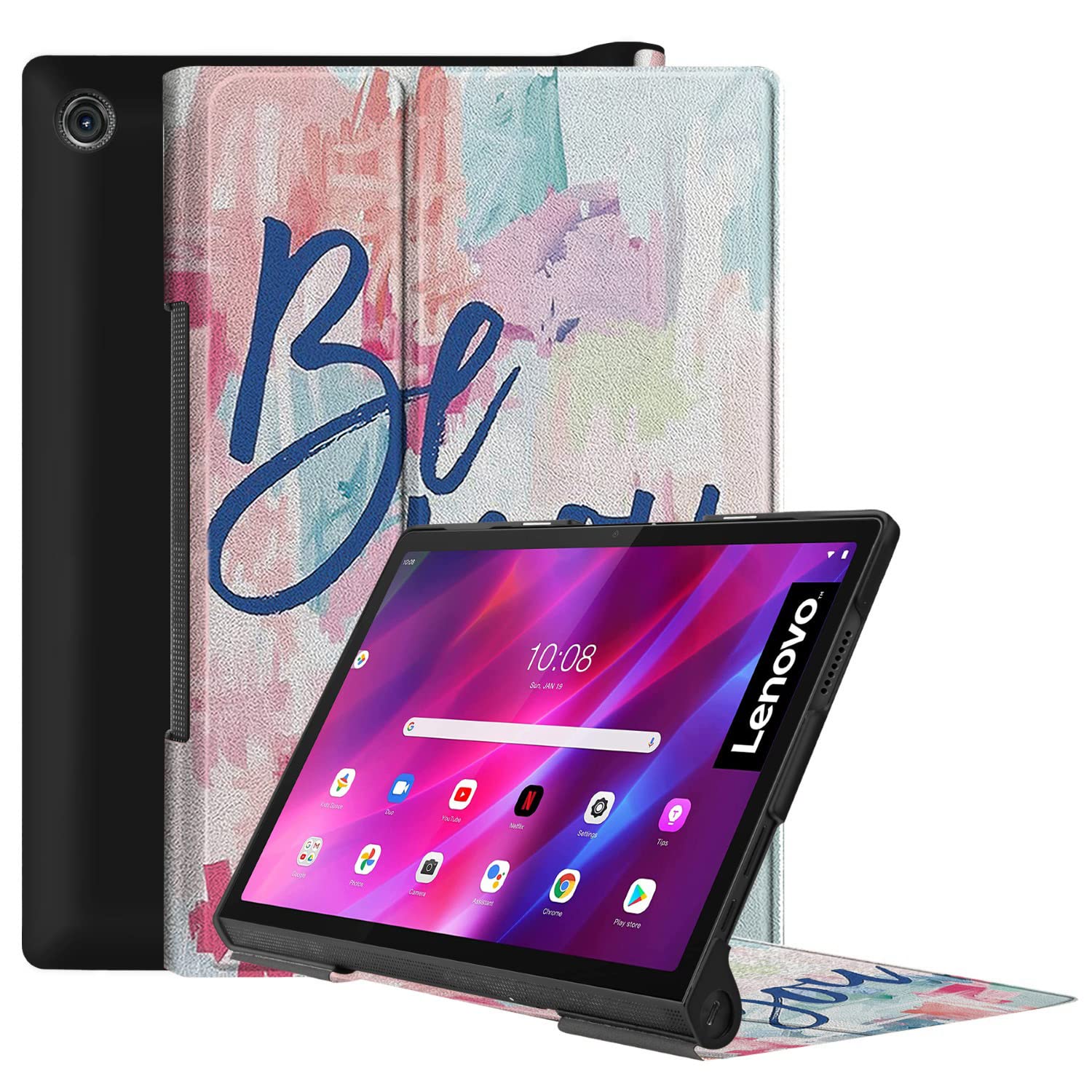 Swook PU Leather Flip case Cover with Auto Wake & Sleep for Lenovo Yoga Tab 11 (YT-J706F) 11 inch Tablet (Be-You) (B09TRCBYJH) Amazon Price History, Amazon Price Tracker