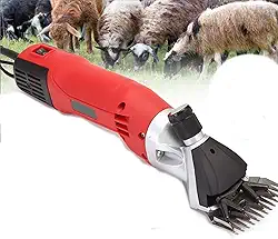 Máquina de tosquia portátil para animais, Kit de tosquia para animais de fazenda, cortadores elétricos pesados para animais de pelagem grossa (Sheep Clippers-900W)