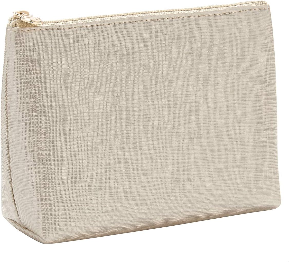 Small Makeup Bag for Women, a Perfect Travel Cosmetic Bag & Organiser for your Handbag in Gold by Victoria Green