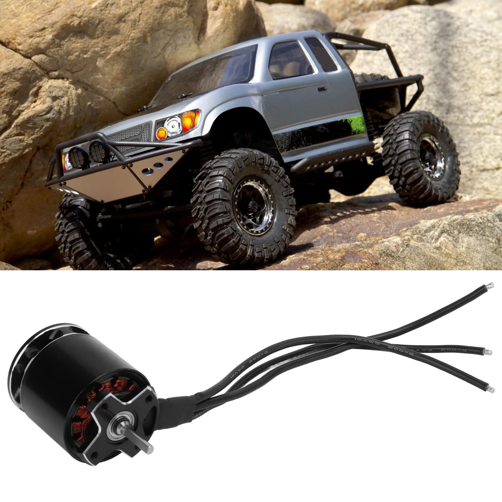 3542 Bezszczotkowy Silnik RC Akcesoria do Części Zamiennych Odpinana Konstrukcja dla 1/10 RC Crawler Car